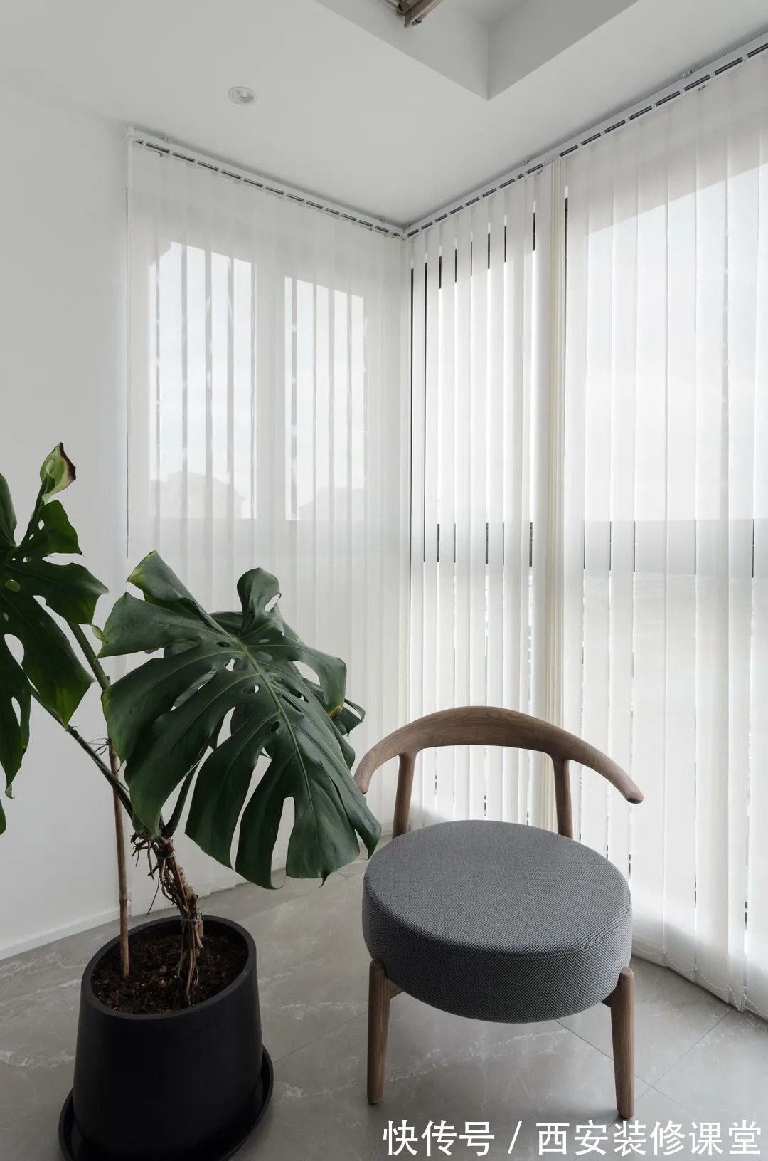 收纳|170㎡极简新中式,三口之家