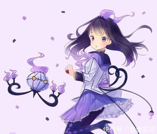 金鱼|宝可梦娘化，帕奇利兹软萌可爱，角金鱼变成了美人鱼