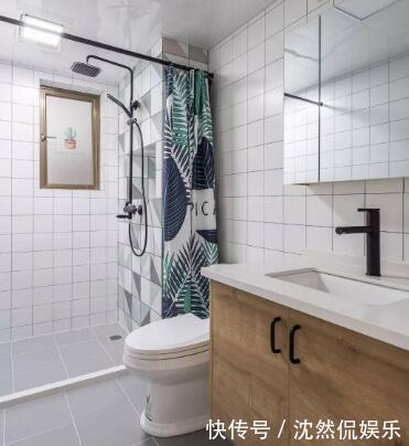 小户型|卫生间别装玻璃淋浴房了,小户型就该这样设计,既好看又省空间