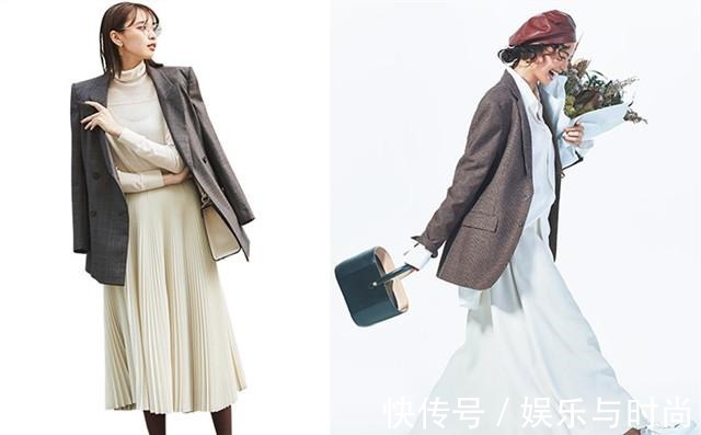 右图 穿来穿去还是白色最经典，除了单件穿搭，全身白色会更上档次！