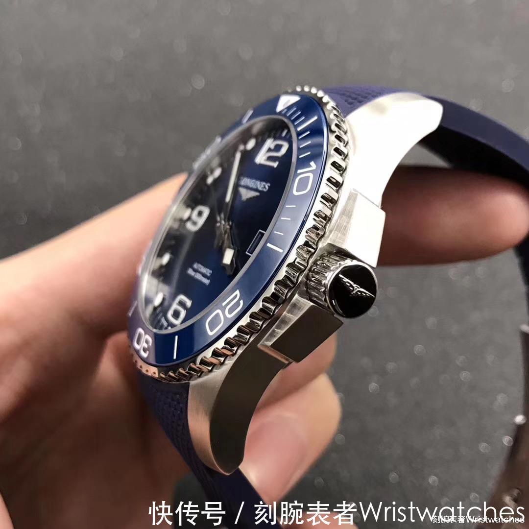 抛光|ZF厂浪琴康卡斯解析—ZF康卡斯蓝盘胶带款的细节工艺怎么样？