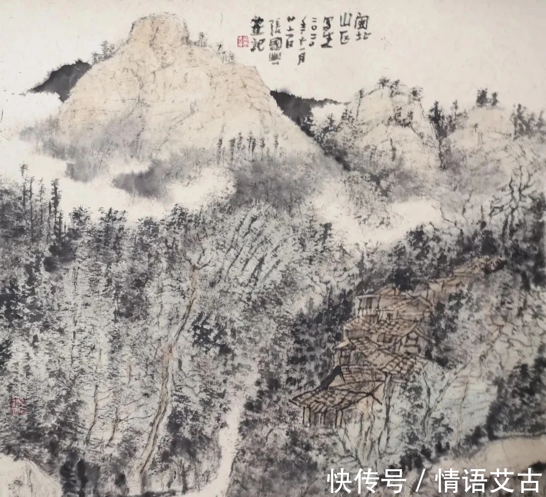 山水画$遵循自然|张国兴辛丑年山水画写生新作