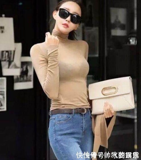 紧身牛仔裤 紧身牛仔裤美女,穿出好看迷人的身段,养眼又优雅