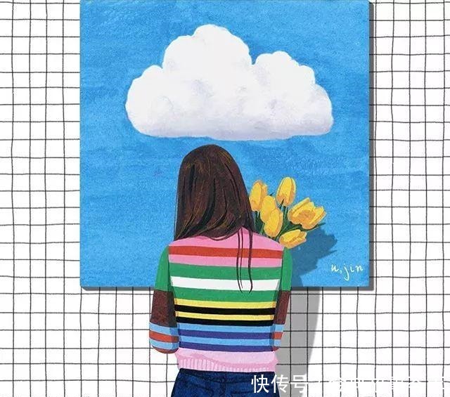  头像|ins上超养眼的清新插画，想换头像的来~