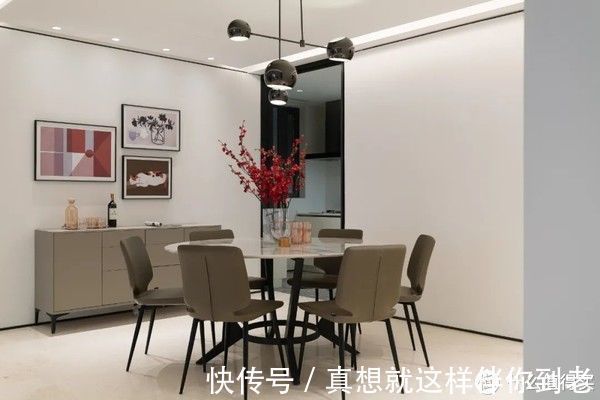 客厅|他家190㎡,坚持拆掉一面墙,装修后,满屋子的高级感,藏不住了