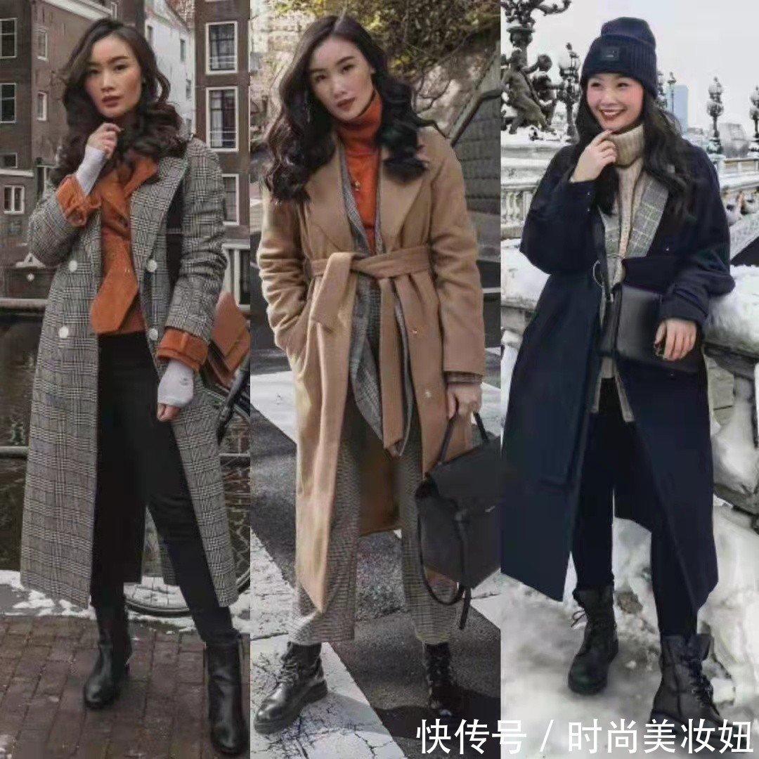 双腿|这是我见过最高级的小个子穿搭,每一套都保暖又洋气,值得借鉴