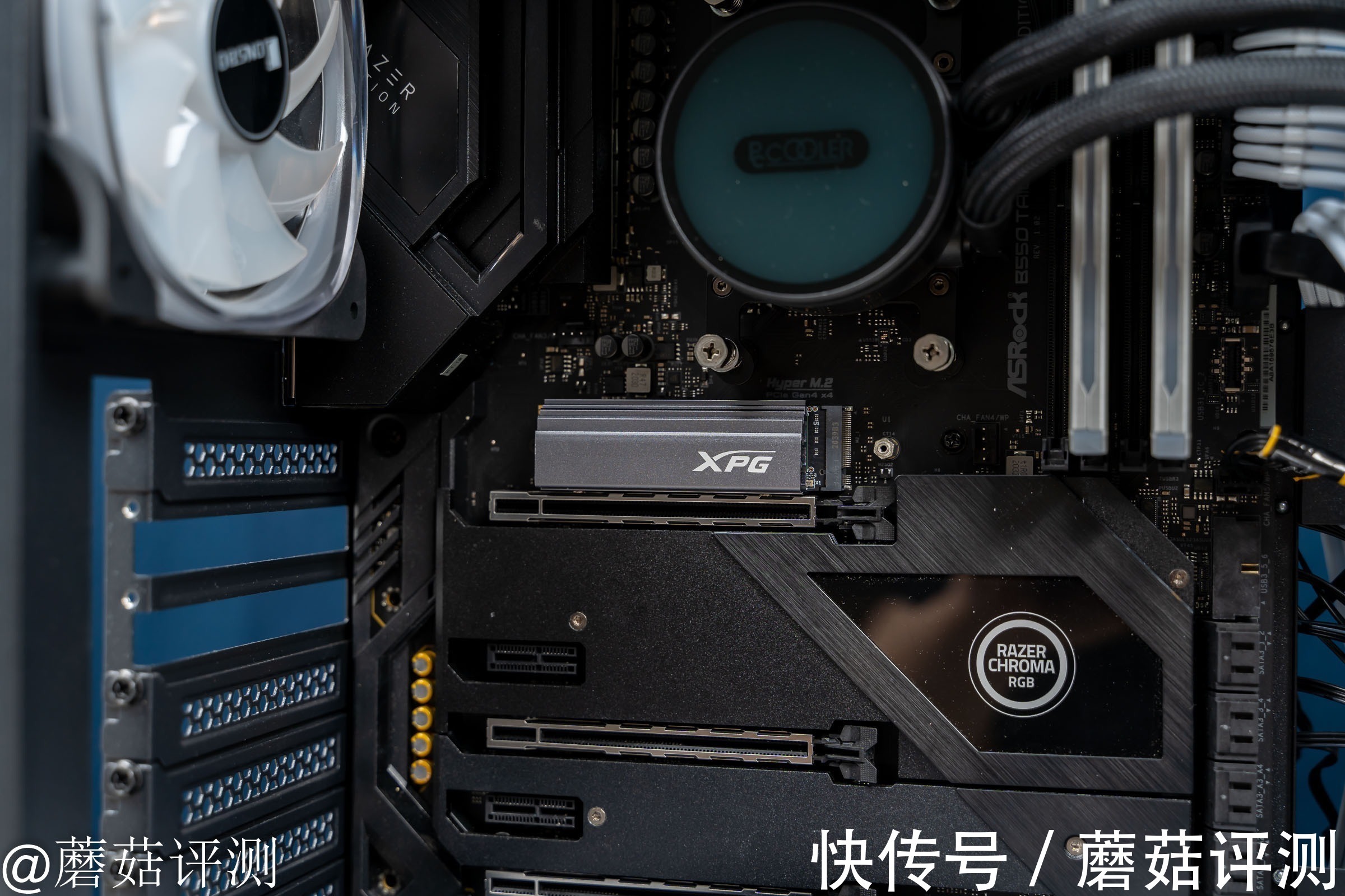 散热片|用料厚道，速度超快！威刚XPG翼龙S70固态硬盘PCIe4.0 测试