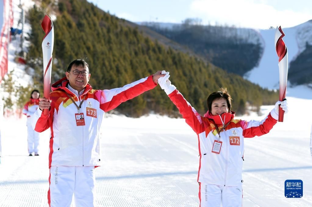 崇礼|北京冬奥会火炬在崇礼富龙滑雪场传递