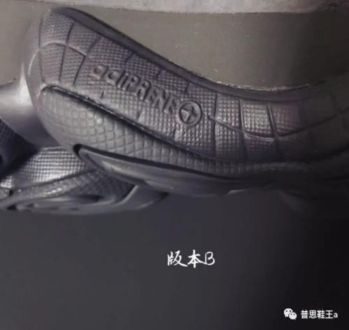 阿迪达斯Yeezy500黑武士莆田鞋与正品鞋真假对比图解