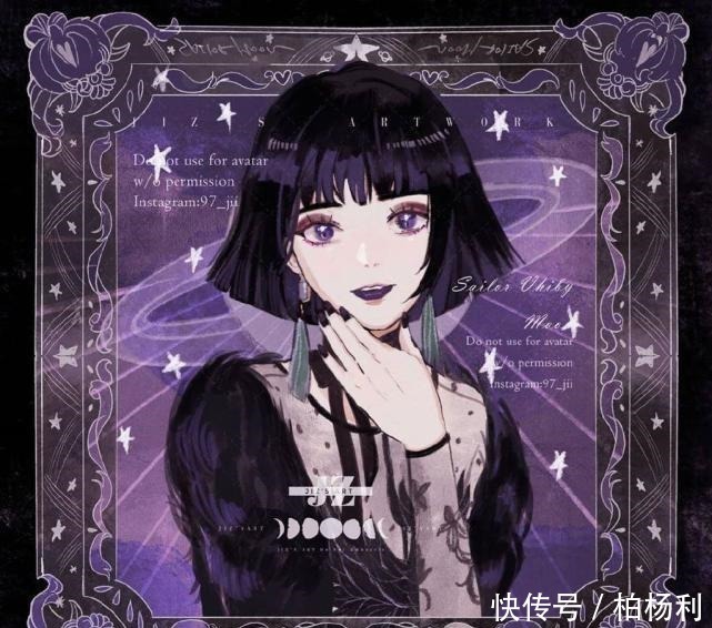 御姐|手绘暗黑风《美少女战士》,不要再做乖乖女,酷炫御姐也很可以!