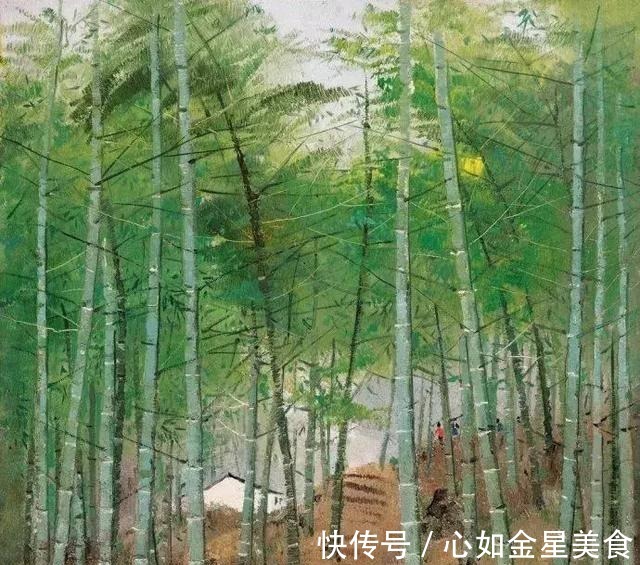 绘画|吴冠中我未能把握住竹的新貌,只好望竹兴叹!