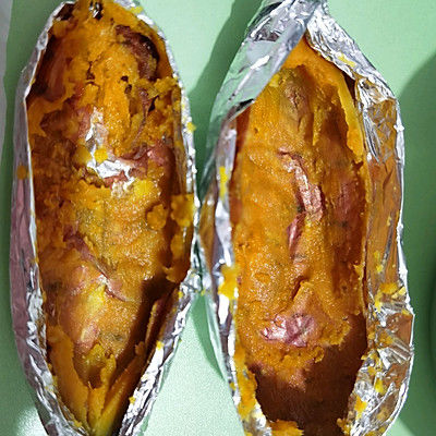 锡纸|椰香芝士焗红薯