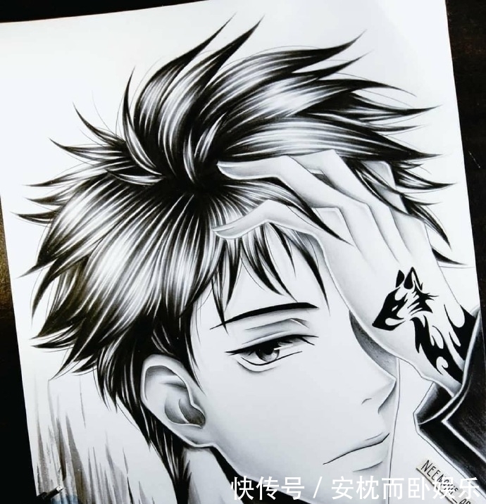 画师笔下的作品,虎子这张过分帅气了!