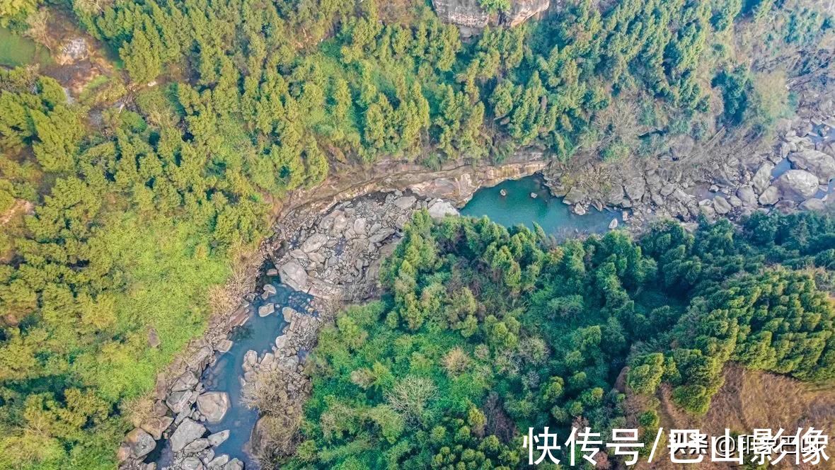 溪流|四川达州：峡谷溪流瀑布竹林怪石梯田 原生态风景值得开发利用