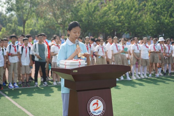 山大附中奥体中路学校|送祝福，祝成功！山大附中奥体中路学校初三学子的最后一次跑操