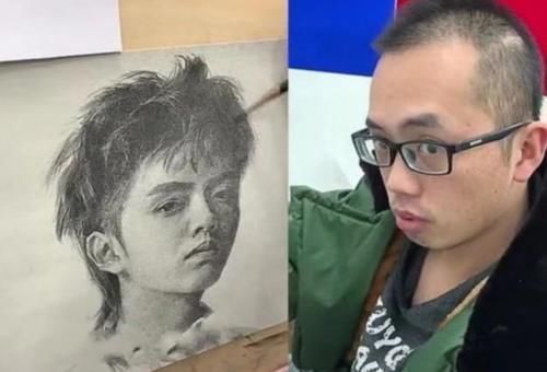 试卷@美术生“倒数第一”试卷走红,说好的自画像,与本人却相差甚远