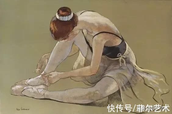 舞女|听说，乌克兰女画家Katya.Gridneva画的芭蕾舞女很漂亮