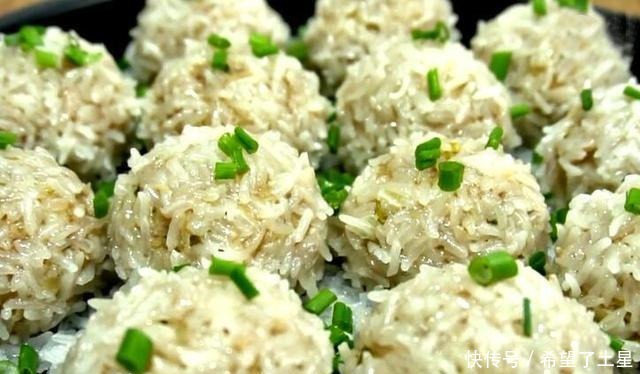 糯米土豆肉丸子|天冷,宁可不吃肉,也要吃它,入锅一蒸清淡又营养,比吃肉香多了