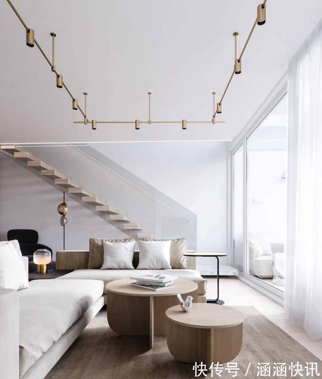 客厅|简约原木风,让家更有温度,全屋简单有格调,没有丝毫俗气