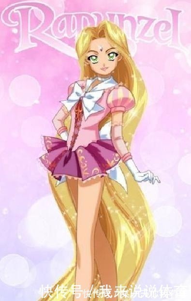 花木兰|美少女战士版迪士尼公主,公主裙改成水手服,依旧非常合身