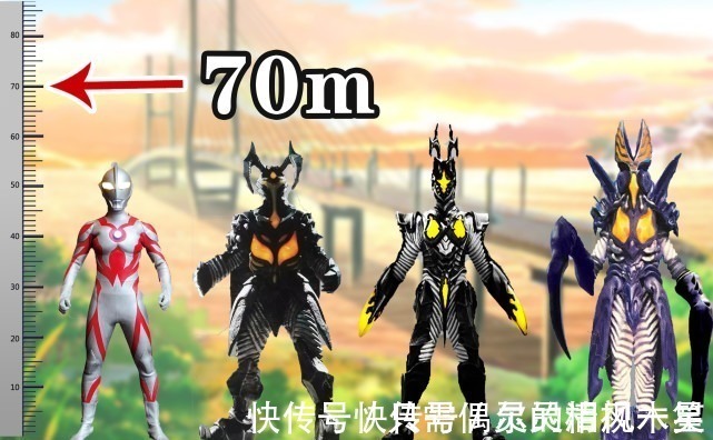 奥特曼|奥特曼银格2反派身高图,贝利亚高55米,最新boss超过托雷基亚