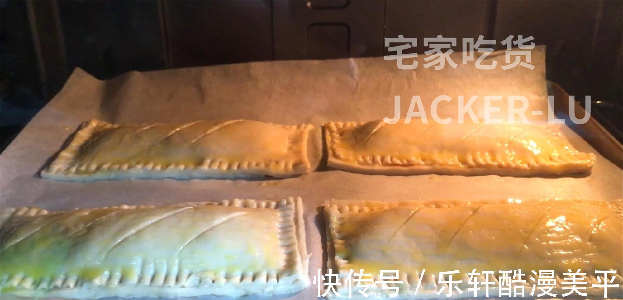 果酱|手抓饼果酱派,制作方法超级简单,吃起来脆脆甜甜哒,超级好吃。