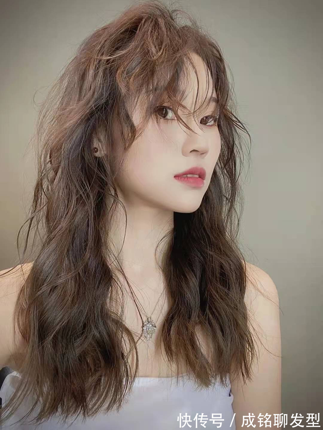 烫发 时尚的日系“羊毛卷”,慵懒随意不失精致感,洋气显白不显老