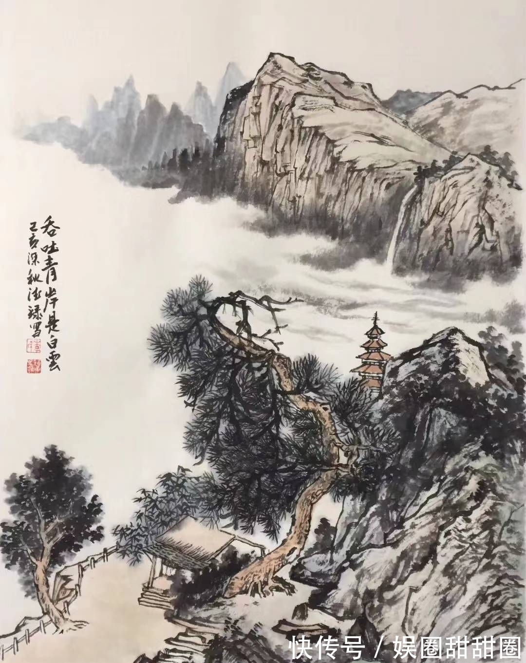 幅幅|李德禄山水画作品集,幅幅都美不胜收、气势磅礴