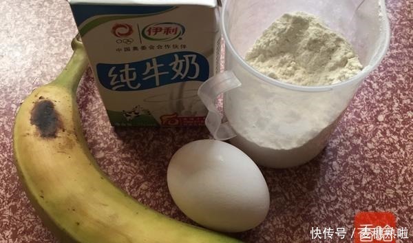 平底锅|香蕉不要直接吃,加上鸡蛋这样做,当点心吃着超级香