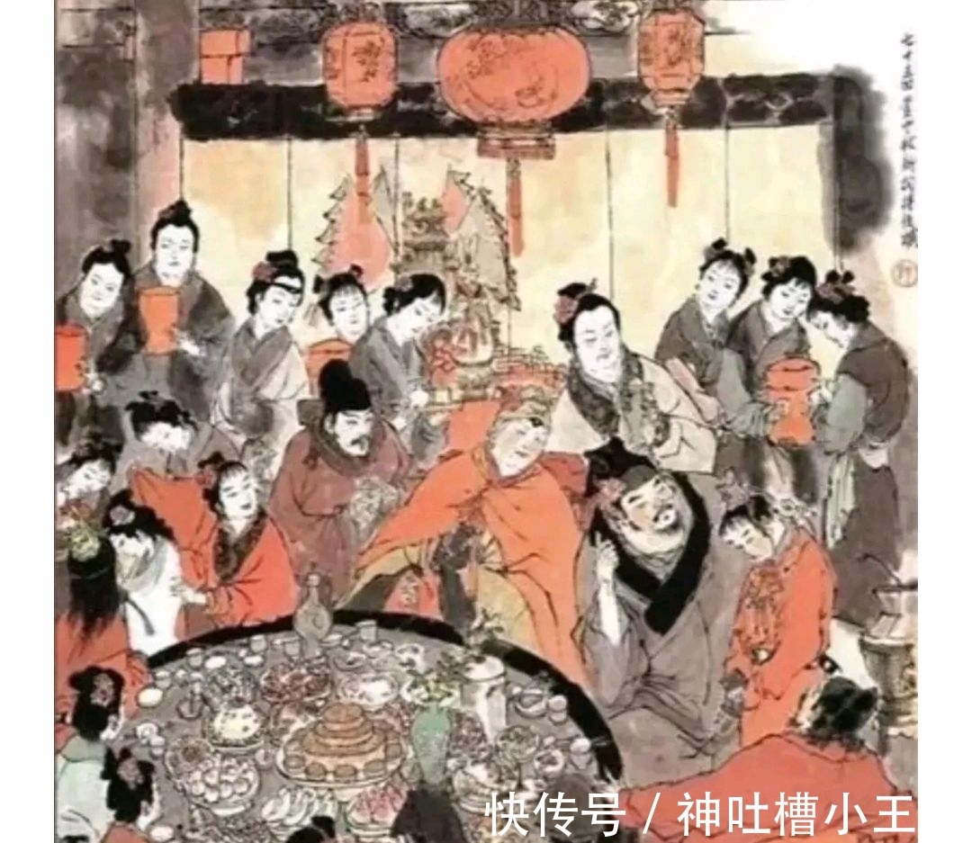 凤姐儿&贾母为薛宝钗过15岁生日,细节中,透露着二人冰冷的互不在意