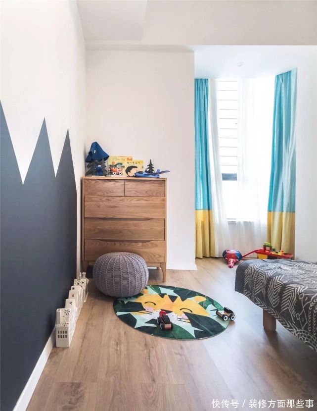 北欧|87平北欧混日式风将客厅打造舒适的家庭影院,阳台设计成品茶区