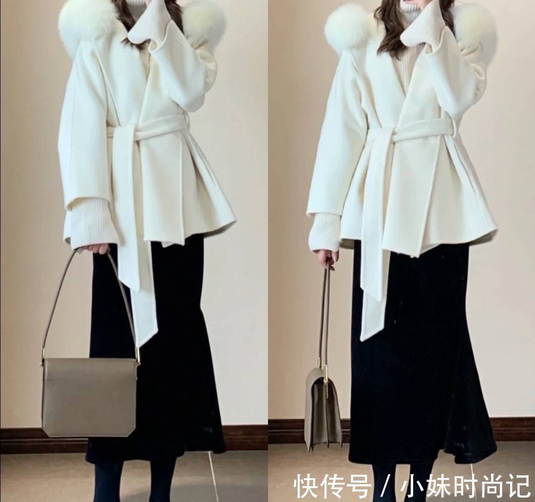 半身裙 过年的穿衣搭配公式:“大衣+半身裙”,不仅优雅显瘦更气质