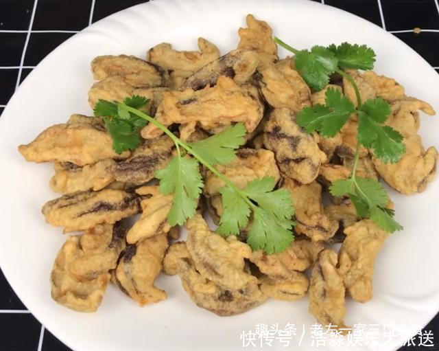 香菇|椒盐香菇最地道的做法,面糊调配方法告诉你,出锅外酥里嫩有滋味