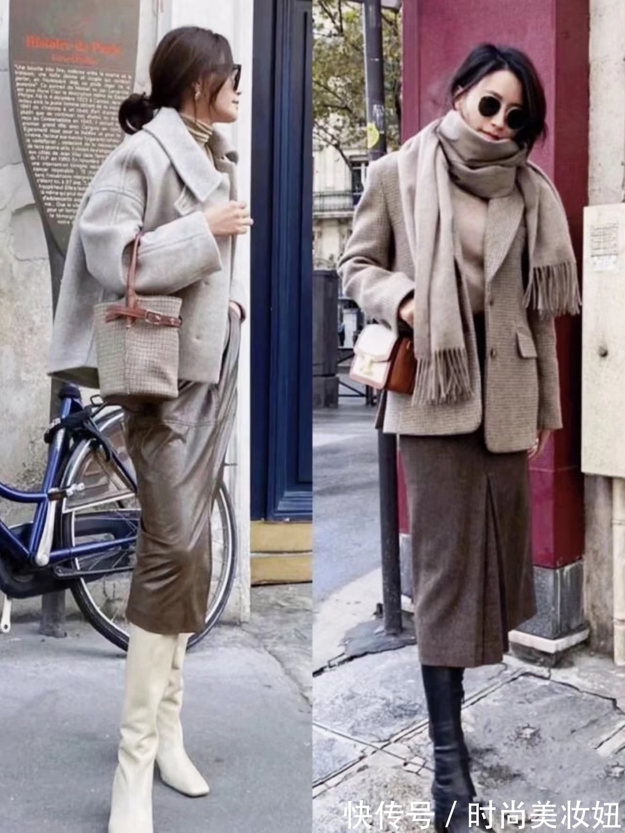 搭配|40岁女人冬季怎么穿更显贵？看她的搭配，高级体面不说还保暖