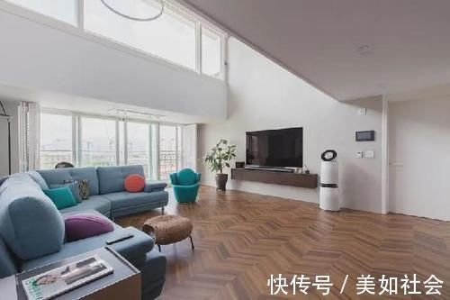 卫生间|顶楼247㎡,没想到是买2赠1,两个人住,装完楼下邻居眼红了