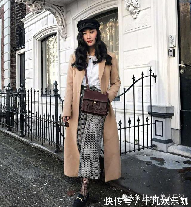 小个子 快来,显高显瘦的“长风衣/大衣”穿搭,经典实用,小个子更要看