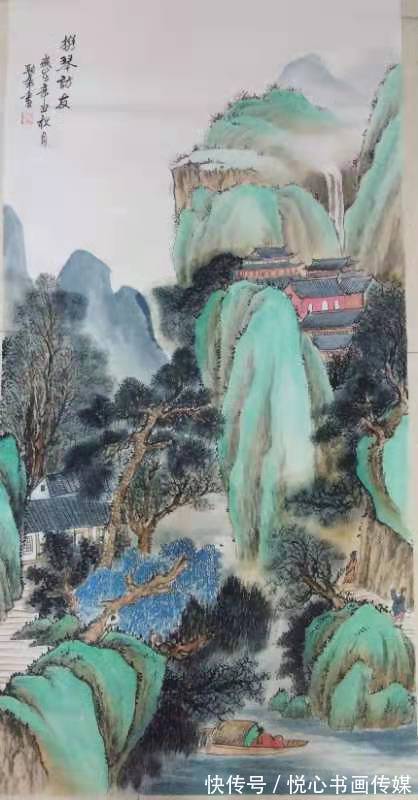 山水画&笔情墨韵的山水画,画家刘朝峰山水画作品欣赏