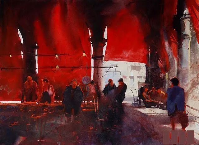 艺术家!世界上最有激情的水彩艺术家,这才是真正的水彩大师!