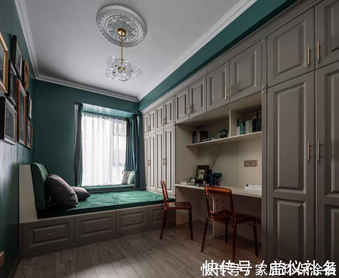 优雅|她家128㎡轻奢美式风，优雅大气，一不小心美成为了样板间！