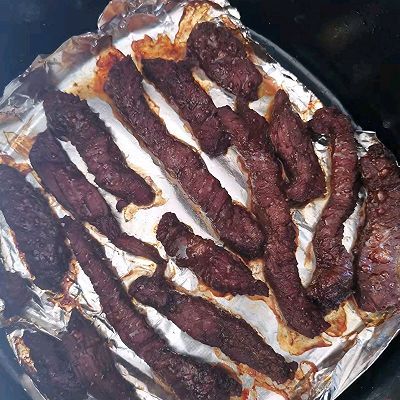 超简单美味无油牛肉干