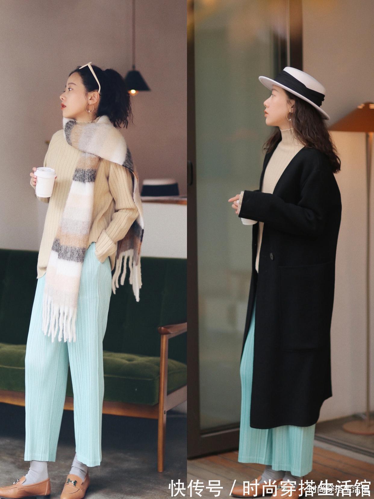 tips|降温了,这才是真正适合小个子的冬季穿搭,显高又显瘦,你买了吗