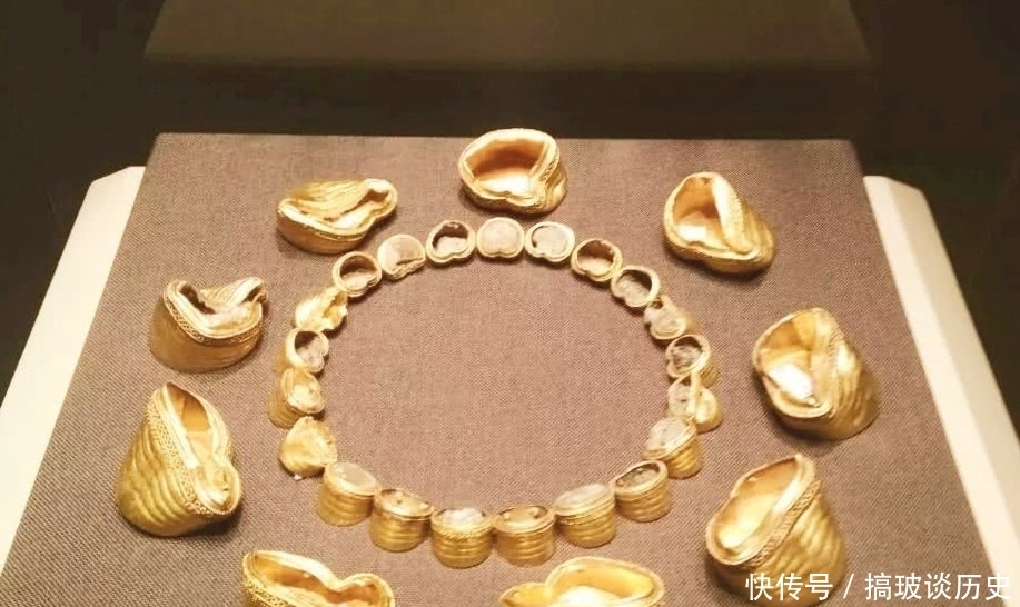 考古|西汉废帝刘贺墓考古挖掘成果展出,230斤黄金陪葬引人注目