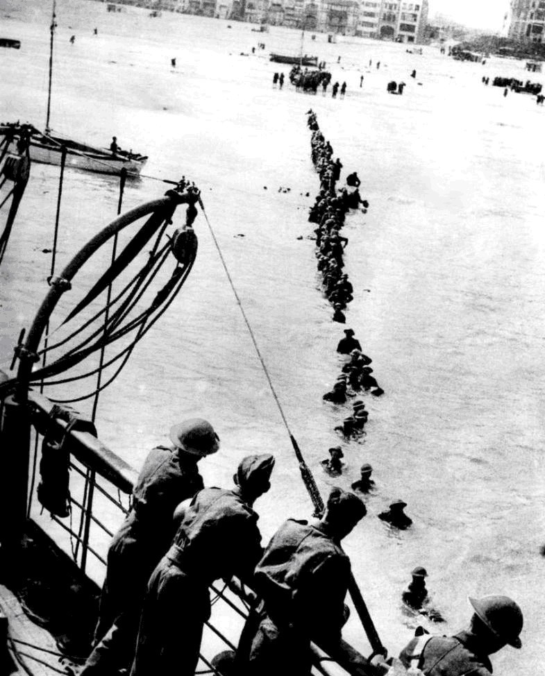 海滩|“我们将在海滩作战！”：黑白历史照片纪念敦刻尔克大撤退80周年