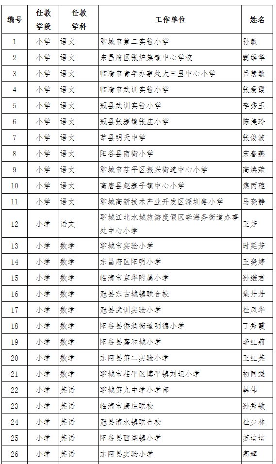 能手|聊城市电化教育教学能手评选结果公示，这些老师上榜