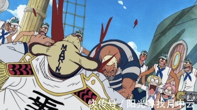 卡普|海贼王打伤卡普的3人,他是最强的,战国看见都头疼