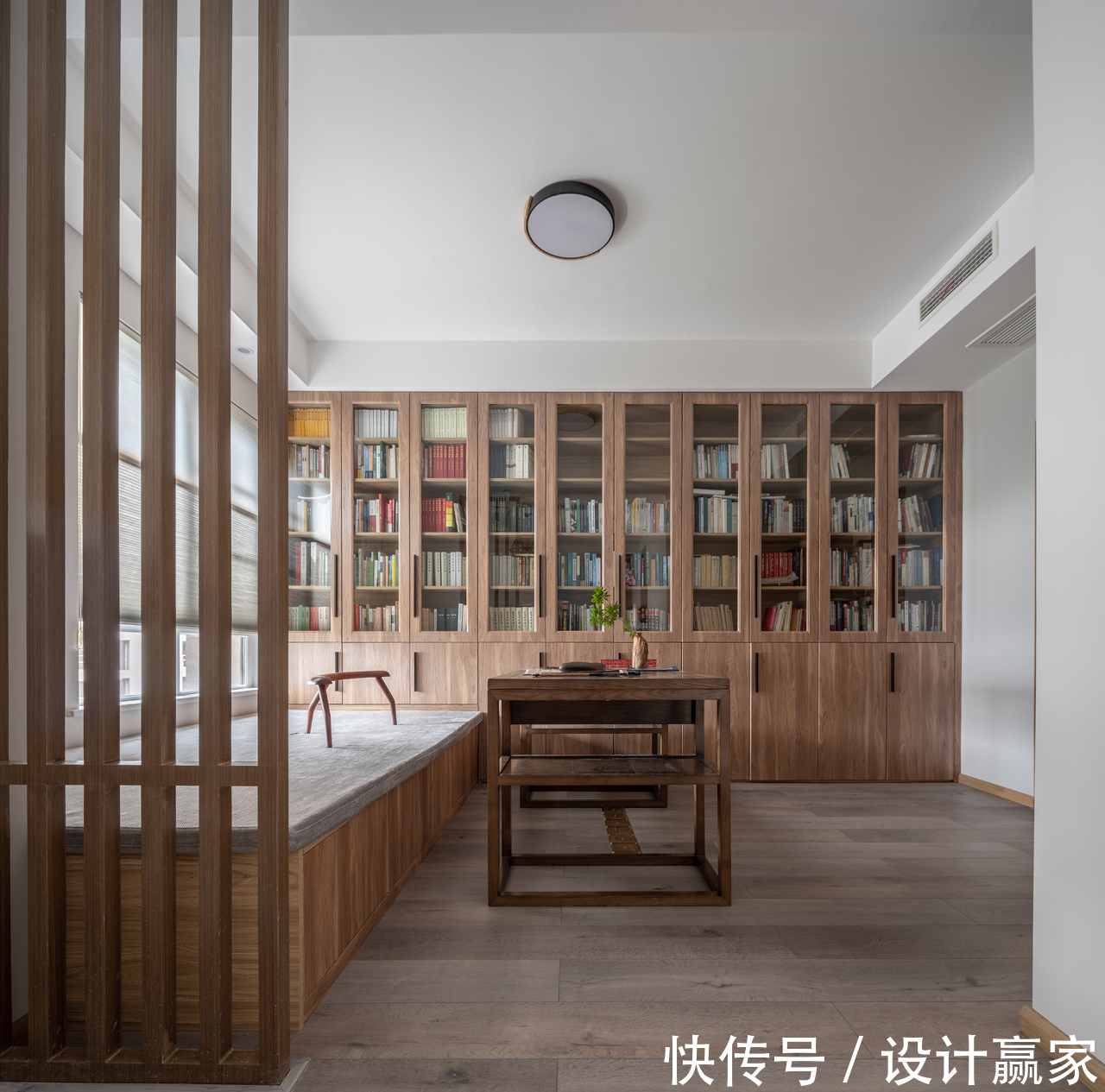 业主|有一种美叫新中式,这套143㎡大平层,透出原木质感,古韵气质