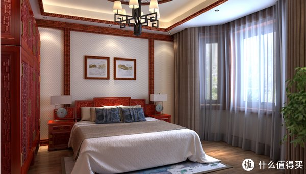 中式|见过了世界,才懂中式风最美,215㎡红木别墅,入户诗情又画意