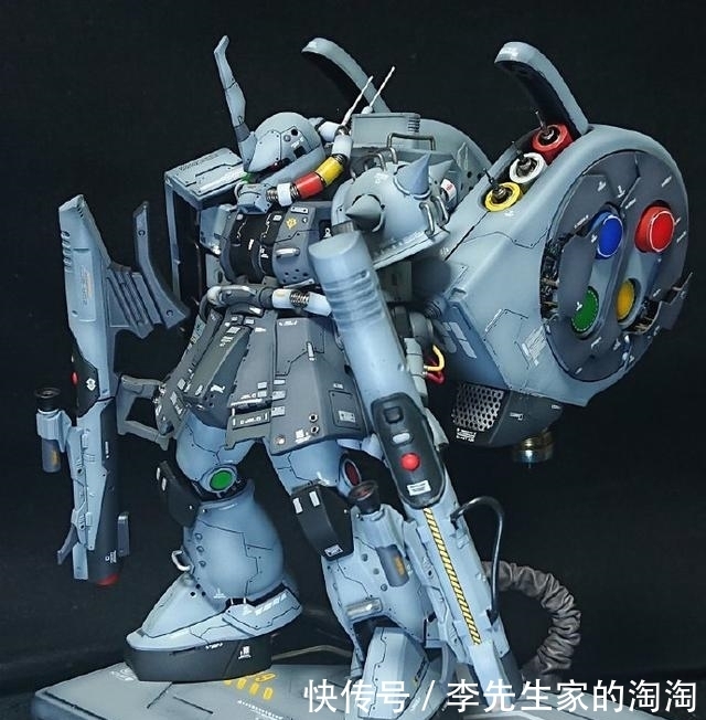 模友|机动战士高达，手柄背包扎古模型改造