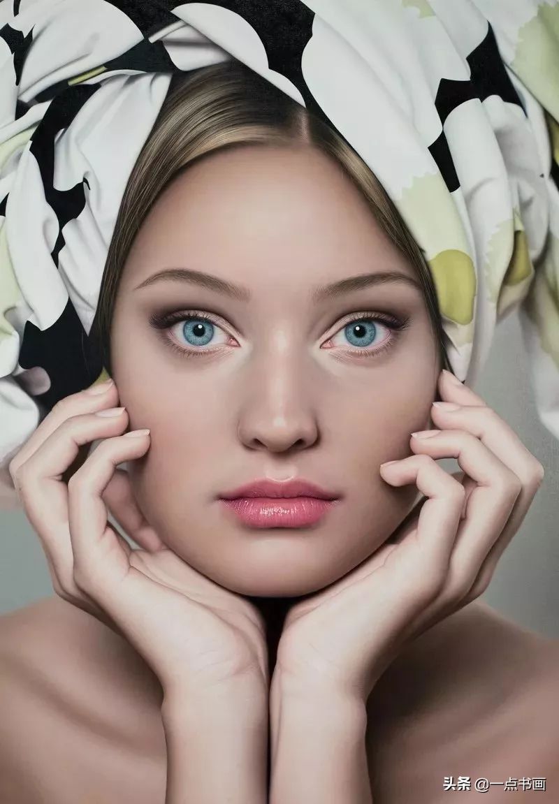 艺术家$瑞典女艺术家 安娜·哈尔丁·莫尔 写实作品欣赏