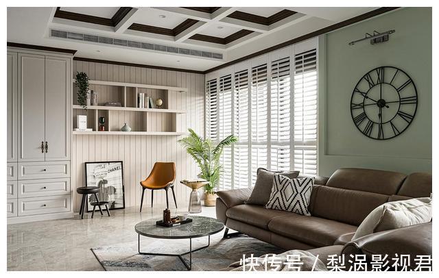 典雅|她家的装修太有贵族气质了,比美式风格更耐看,一进门就被惊艳到